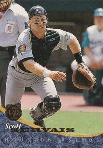 #332 Scott Servais - Houston Astros - 1994 Leaf Baseball