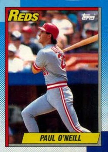 #332 Paul O'Neill - Cincinnati Reds - 1990 Topps Baseball