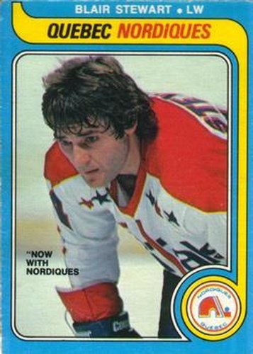 #332 Blair Stewart - Quebec Nordiques - 1979-80 O-Pee-Chee Hockey