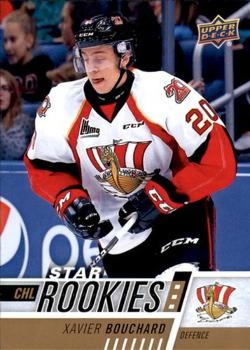 #332 Xavier Bouchard - Baie-Comeau Drakkar - 2017-18 Upper Deck CHL Hockey