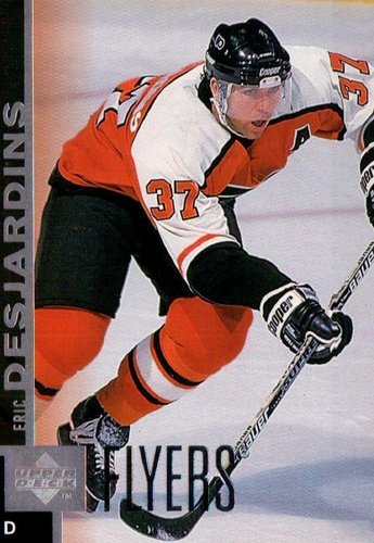 #332 Eric Desjardins - Philadelphia Flyers - 1997-98 Upper Deck Hockey