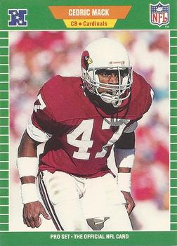 #332 Cedric Mack - Phoenix Cardinals - 1989 Pro Set Football
