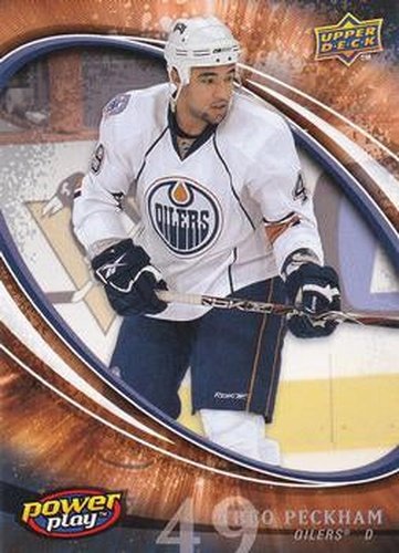 #332 Theo Peckham - Edmonton Oilers - 2008-09 Upper Deck Power Play Box Set Hockey