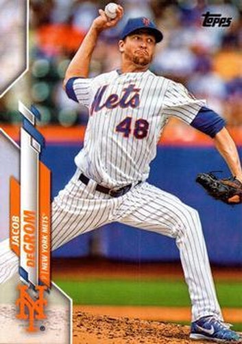 #332 Jacob deGrom - New York Mets - 2020 Topps Baseball