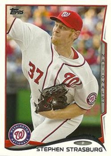 #332b Stephen Strasburg - Washington Nationals - 2014 Topps Baseball