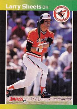 #333 Larry Sheets - Baltimore Orioles - 1989 Donruss Baseball