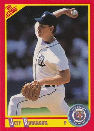 #333 Jeff Robinson - Detroit Tigers - 1990 Score Baseball