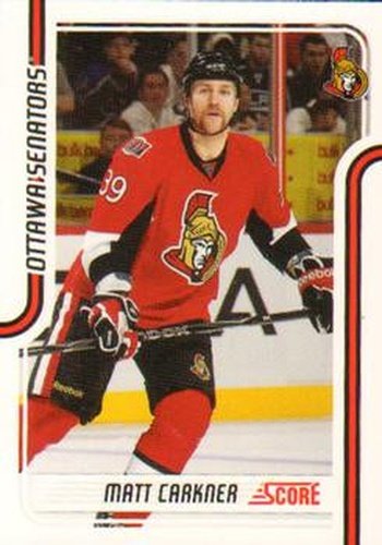 #333 Matt Carkner - Ottawa Senators - 2011-12 Score Hockey