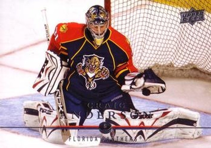 #333 Craig Anderson - Florida Panthers - 2008-09 Upper Deck Hockey