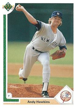 #333 Andy Hawkins - New York Yankees - 1991 Upper Deck Baseball