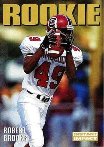 #333 Robert Brooks - Green Bay Packers - 1992 SkyBox Impact Football