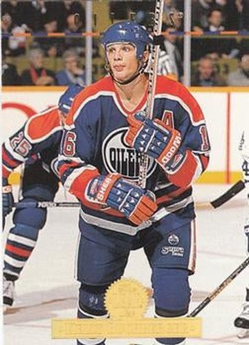 #333 Kelly Buchberger - Edmonton Oilers - 1994-95 Leaf Hockey
