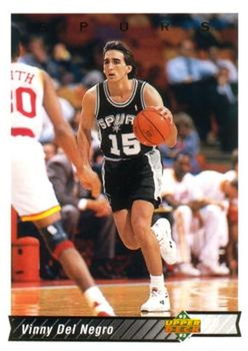 #333 Vinny Del Negro - San Antonio Spurs - 1992-93 Upper Deck Basketball