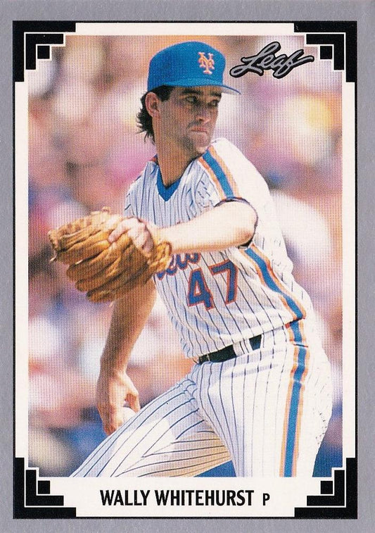 #333 Wally Whitehurst - New York Mets - 1991 Leaf Baseball