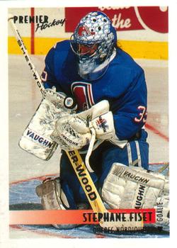 #333 Stephane Fiset - Quebec Nordiques - 1994-95 O-Pee-Chee Premier Hockey