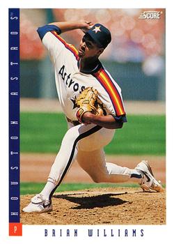 #333 Brian Williams - Houston Astros - 1993 Score Baseball