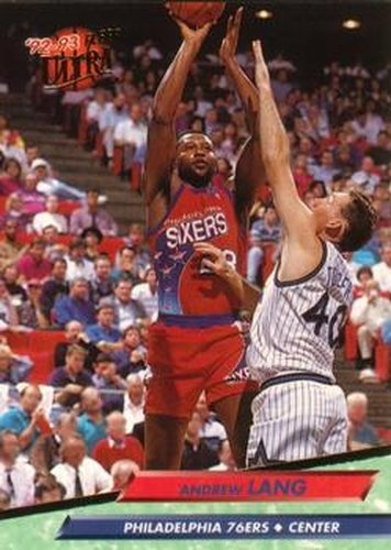 #333 Andrew Lang - Philadelphia 76ers - 1992-93 Ultra Basketball