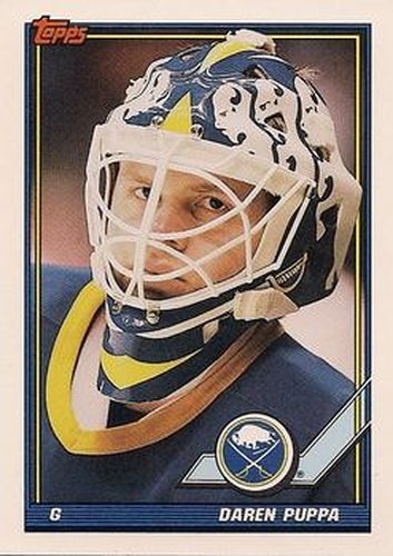 #333 Daren Puppa - Buffalo Sabres - 1991-92 Topps Hockey