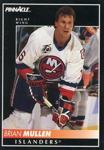 #333 Brian Mullen - New York Islanders - 1992-93 Pinnacle Canadian Hockey