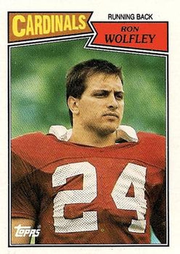 #333 Ron Wolfley - St. Louis Cardinals - 1987 Topps Football