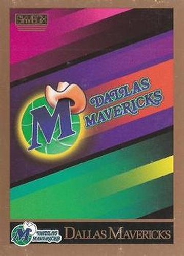 #333 Dallas Mavericks - Dallas Mavericks - 1990-91 SkyBox Basketball