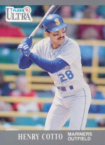 #333 Henry Cotto - Seattle Mariners - 1991 Ultra Baseball