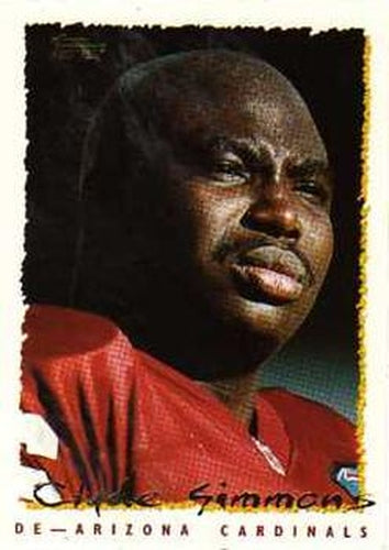 #333 Clyde Simmons - Arizona Cardinals - 1995 Topps Football