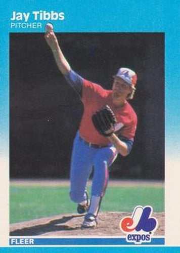 #333 Jay Tibbs - Montreal Expos - 1987 Fleer Baseball