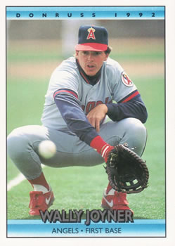 #333 Wally Joyner - California Angels - 1992 Donruss Baseball