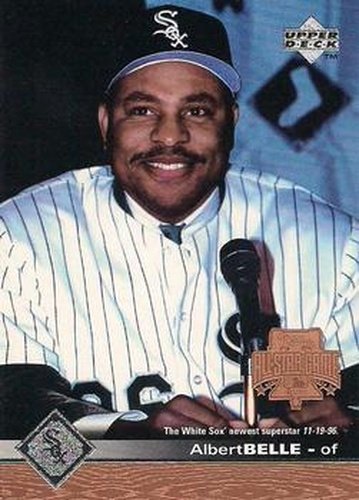 #333 Albert Belle - Chicago White Sox - 1997 Upper Deck Baseball