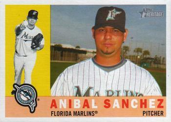 #333 Anibal Sanchez - Florida Marlins - 2009 Topps Heritage Baseball