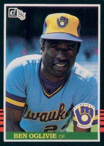 #333 Ben Oglivie - Milwaukee Brewers - 1985 Donruss Baseball