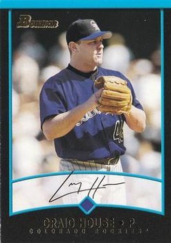 #333 Craig House - Colorado Rockies - 2001 Bowman Baseball