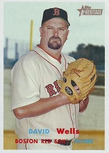 #333 David Wells - Boston Red Sox - 2006 Topps Heritage Baseball