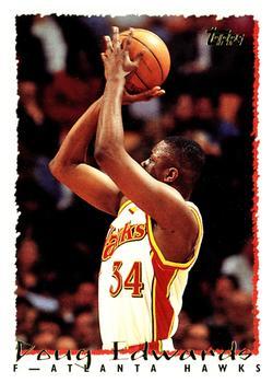 #333 Doug Edwards - Atlanta Hawks - 1994-95 Topps Basketball