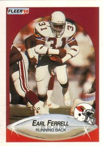 #333 Earl Ferrell - Phoenix Cardinals - 1990 Fleer Football