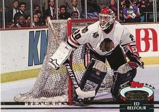 #333 Ed Belfour - Chicago Blackhawks - 1992-93 Stadium Club Hockey
