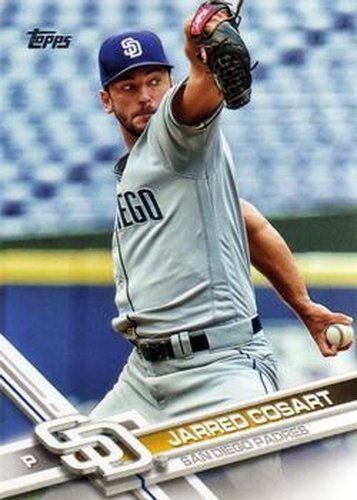 #333 Jarred Cosart - San Diego Padres - 2017 Topps Baseball