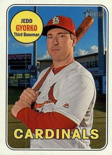 #333 Jedd Gyorko - St. Louis Cardinals - 2018 Topps Heritage Baseball