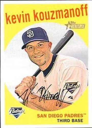 #333 Kevin Kouzmanoff - San Diego Padres - 2008 Topps Heritage Baseball