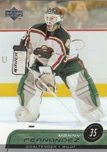#333 Manny Fernandez - Minnesota Wild - 2002-03 Upper Deck Hockey