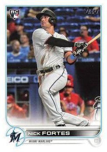 #333 Nick Fortes - Miami Marlins - 2022 Topps Baseball