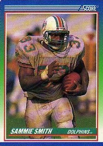 #333 Sammie Smith - Miami Dolphins - 1990 Score Football