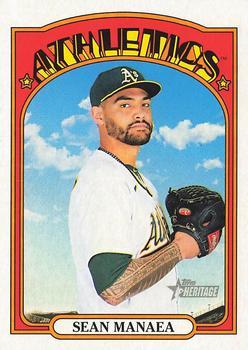 #333 Sean Manaea - Oakland Athletics - 2021 Topps Heritage Baseball