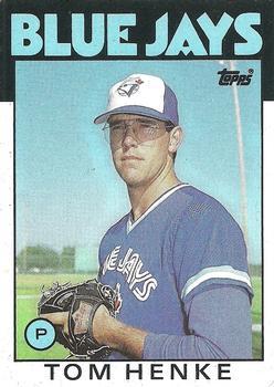 #333 Tom Henke - Toronto Blue Jays - 1986 Topps Baseball