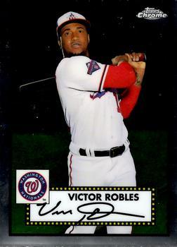 #333 Victor Robles - Washington Nationals - 2021 Topps Chrome Platinum Anniversary Baseball