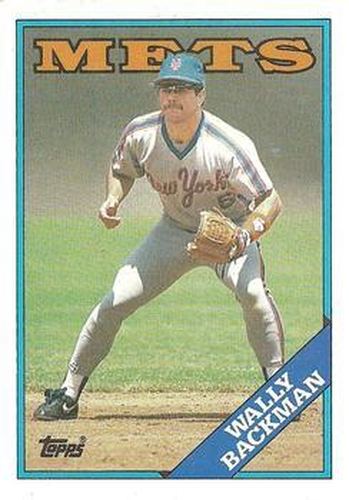 #333 Wally Backman - New York Mets - 1988 Topps Baseball