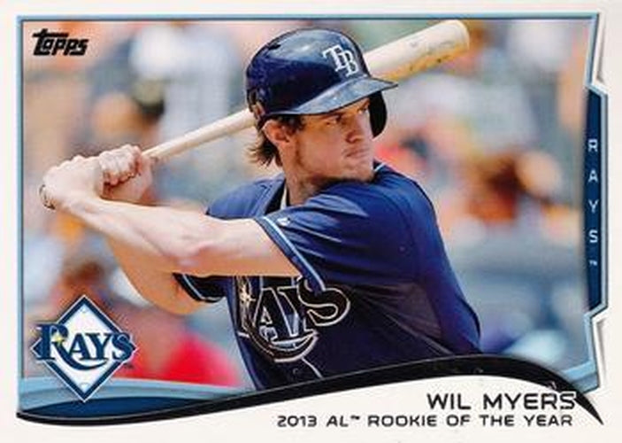#333 Wil Myers AW - Tampa Bay Rays - 2014 Topps Baseball
