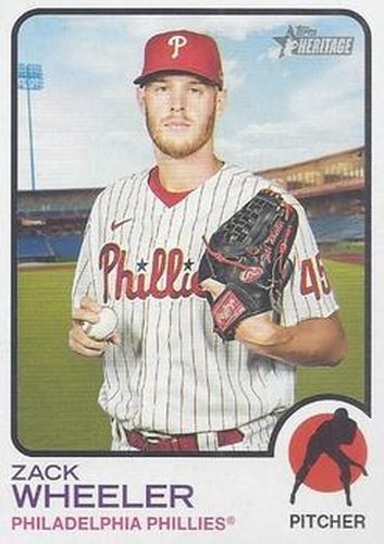 #333 Zack Wheeler - Philadelphia Phillies - 2022 Topps Heritage Baseball