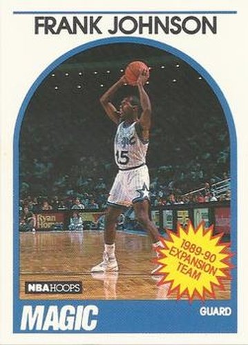 #333 Frank Johnson - Orlando Magic - 1989-90 Hoops Basketball